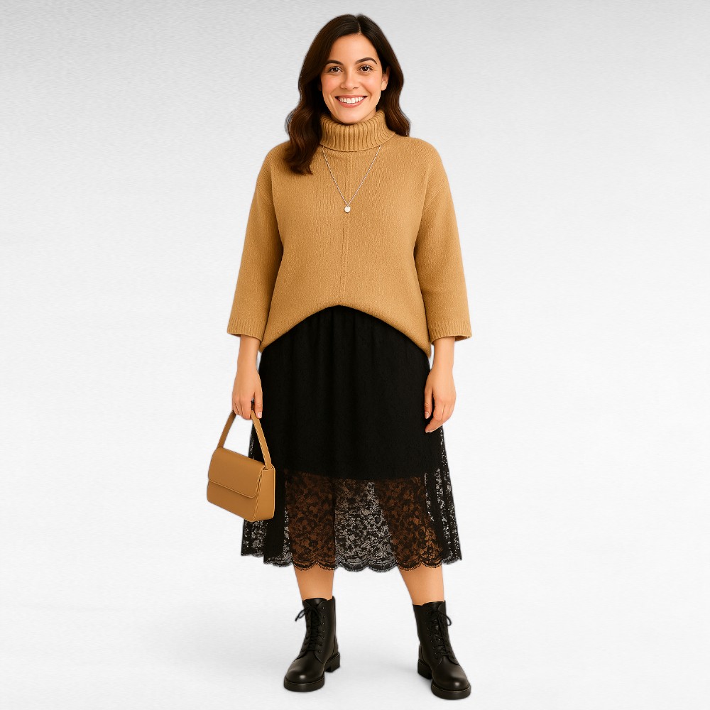 KU.054 - Soe karvane poolpikkade varrukatega sviiter "Belly" - Image 4