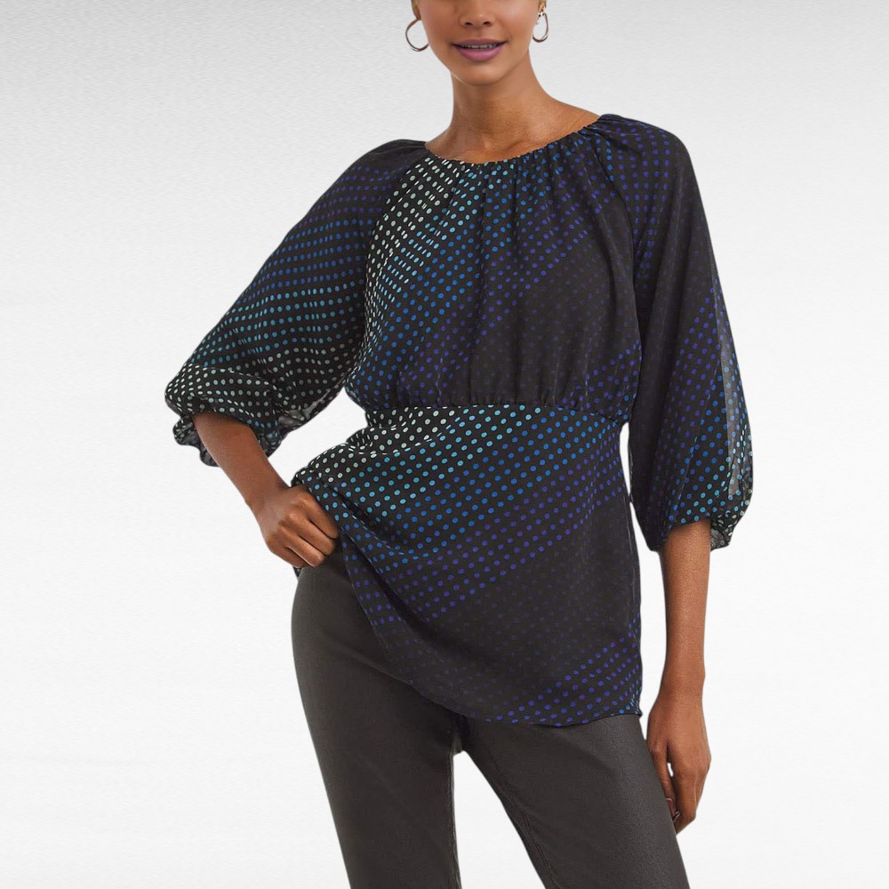 PL.168 - Raglaanlõikega mummuline pidulik pluus "Jd Williams"