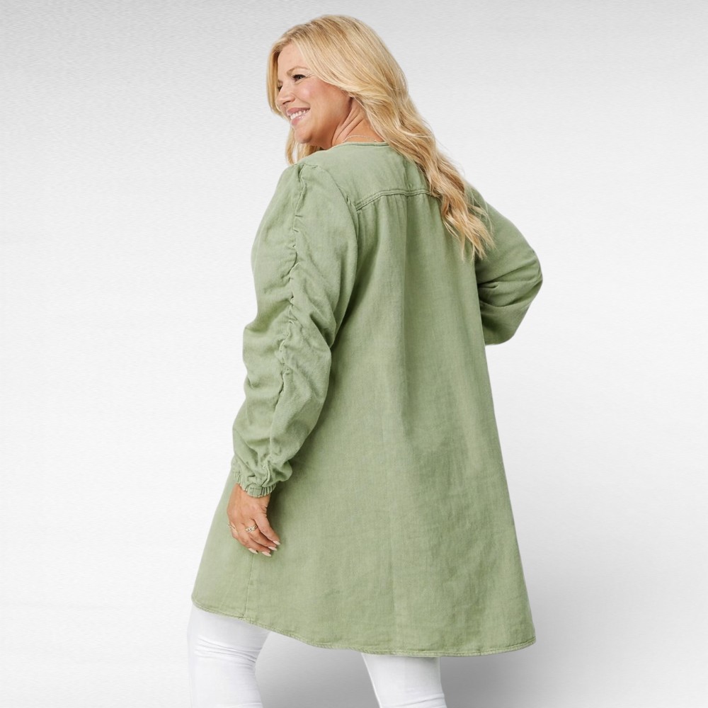 KL.322 - Heleroheline eest nööpidega tuunika "Missguided" - Image 2