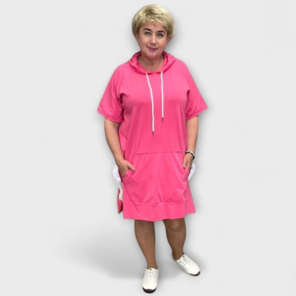 KL.595 - Mugav kapuutsiga dresskleit "Sireli"