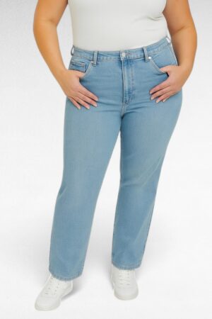 PY.149 - Helesinised sirge sääreosaga naiste teksased "BS Jeans"