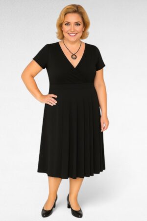 KL.105 - Must soliidne kleit "Mia Moda"