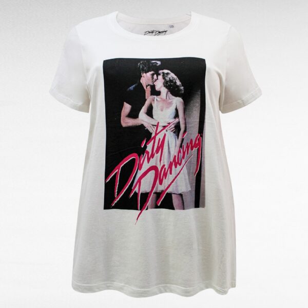 PL.388 - Valge "Dirty Dancing" T-särk "Kiabi"