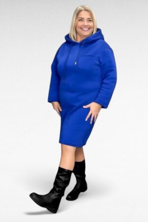 KL.209 - Seest sooja voodriga kapuutsiga dresskleit "Dalia"