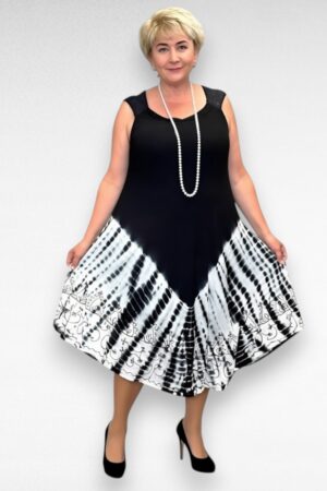 Batiktehnikas pluss suuruses naiste suvekleit (KL.202)