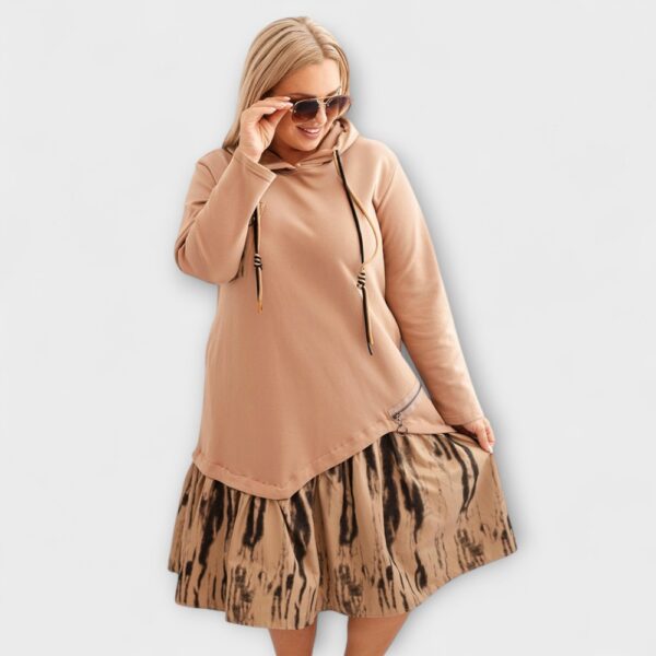 KL.892 - Puuvillane alt satsiline dresskleit "Gerly"