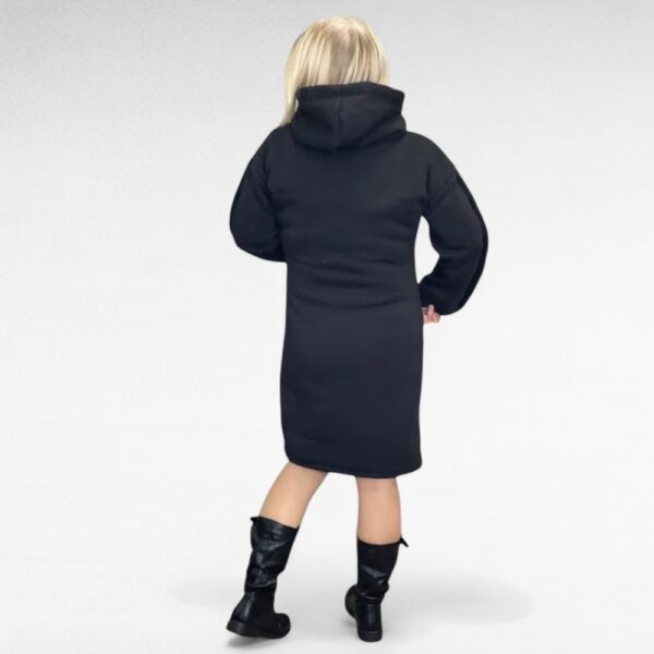 KL.209 - Kuldsete nööpidega  kapuutsiga dresskleit "Dalia" - Image 4