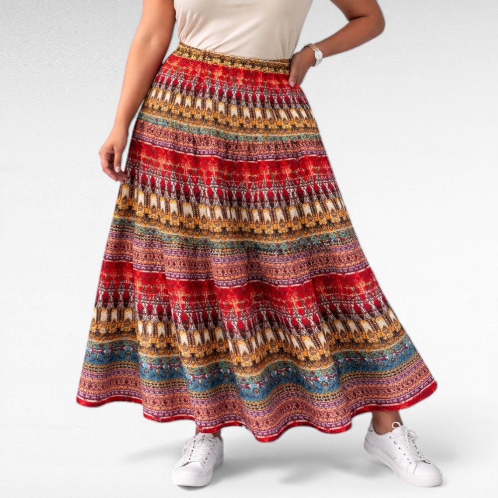 SE.012 - Kirju mustriga pikk suvine seelik