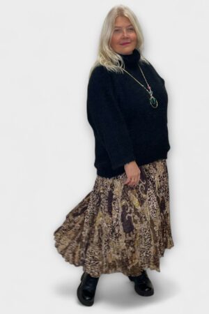 SE.083 - Pruunikirju alt voodriga boheemlaslik maksiseelik "Jessica London"