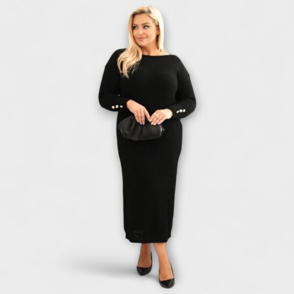 KL.644 - Pehme pluss suuruses mohäärivillaga kampsunkleit sügiseks - Image 4