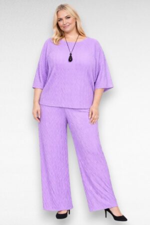 Stiilne 2-osaline suvine pükskostüüm (KO.014)