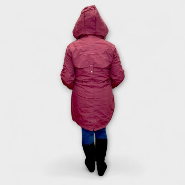 JO.023 - Naiselik lillakaspunane sügistalvine jope/parka "Ellen Rose" - Image 3