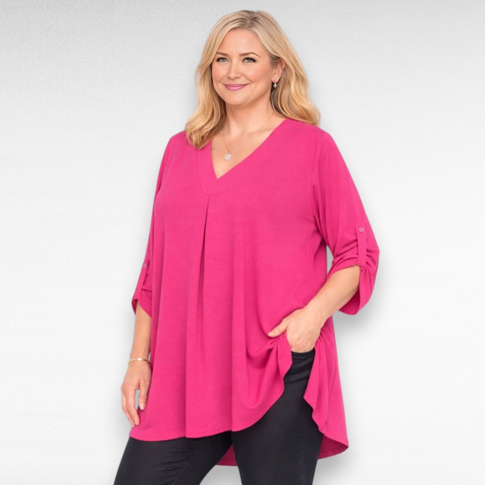 TU.264 - Naiselik V-kaelusega pikem tuunika “Egle”