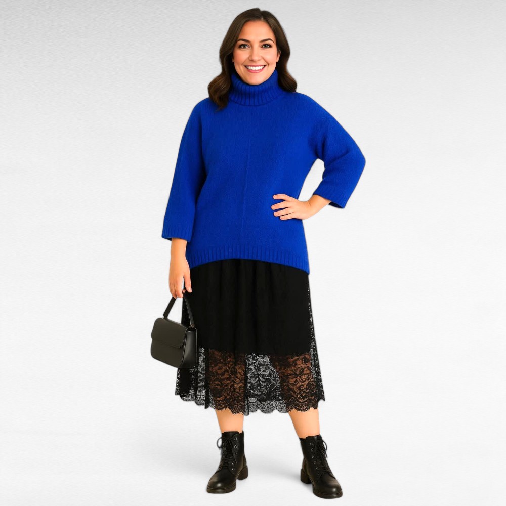 KU.054 - Soe karvane poolpikkade varrukatega sviiter "Belly" - Image 2