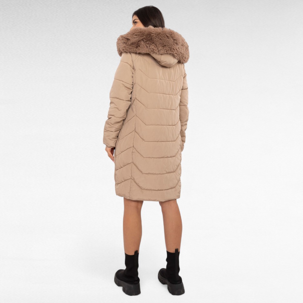 JO.088 - Moodne tepitud kilematerjalist kvaliteetne sügistalvine mantel "Skorp" - Image 6