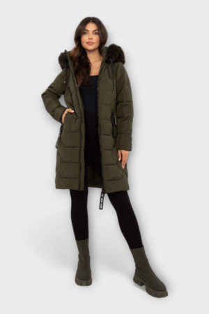 JO.088 - Moodne tepitud kilematerjalist kvaliteetne sügistalvine mantel "Skorp"