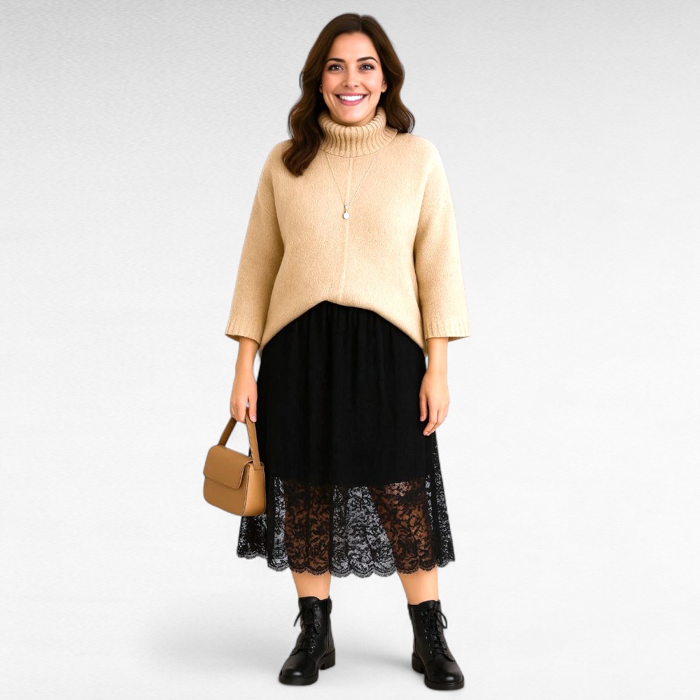 KU.054 - Soe karvane poolpikkade varrukatega sviiter "Belly" - Image 3