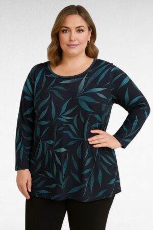 PL.502 - Lehemustriga soe pehme pikkade varrukatega pluus "Nelly"