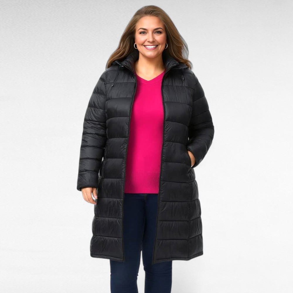 JO.109 - Soe mõnus pehme kapuutsiga sügistalvine poolmantel-2 tooni! - Image 3