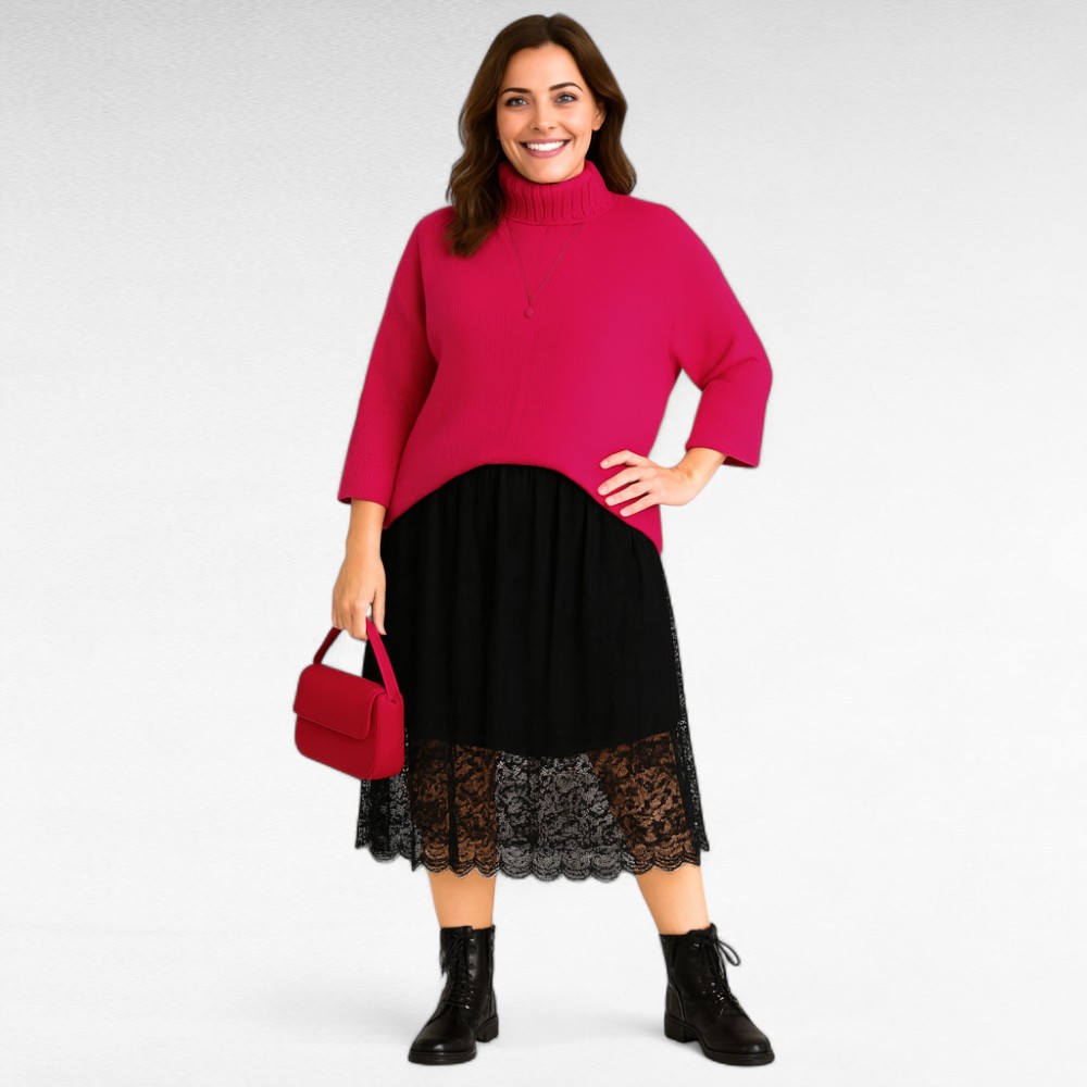 KU.054 - Soe karvane poolpikkade varrukatega sviiter "Belly"