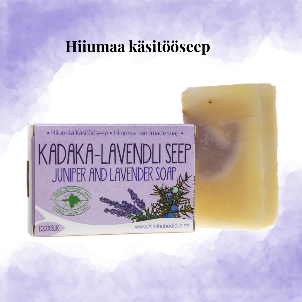 KI.050 - Lavendli-ja kadakalõhnaline käsitööseep Hiiumaalt