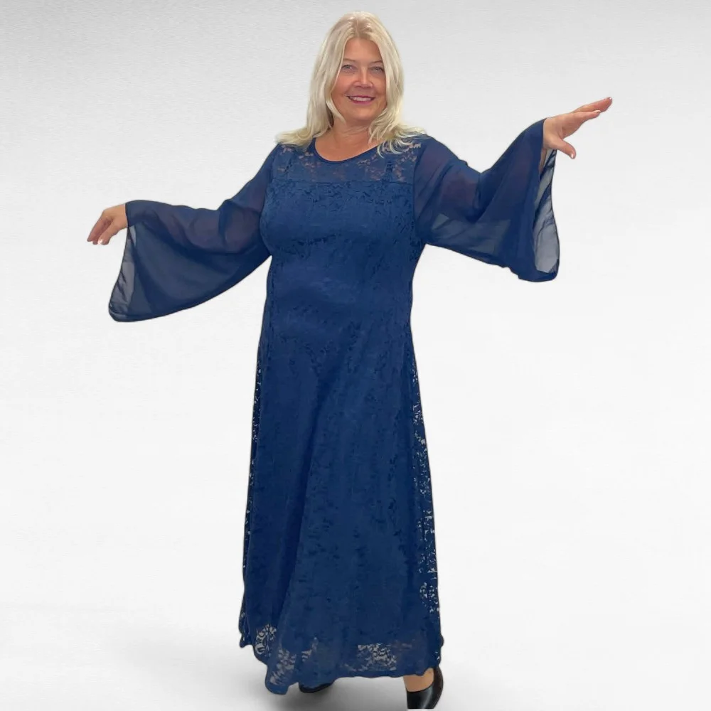 KL.887 - Sinine pidulik pikk pitskleit "Gertrud" - Image 3