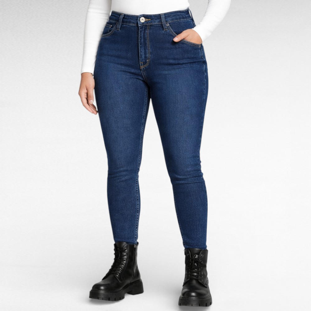 PY.215 - Tumesinised push up lõikega naiste teksased "BS Jeans"