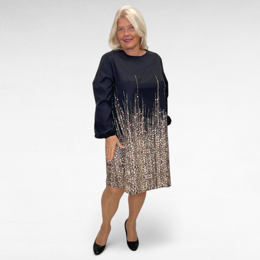 KL.045 - Valguse illusiooniga sära tekitav minikleit/tuunika