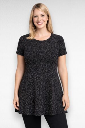 TU.073 - Must sätendav naiste tuunika