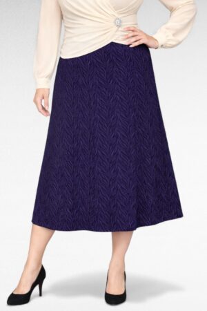 SE.113 - Tumesinine sätendav kvaliteetne alt voodriga pidulik seelik "Maureen"