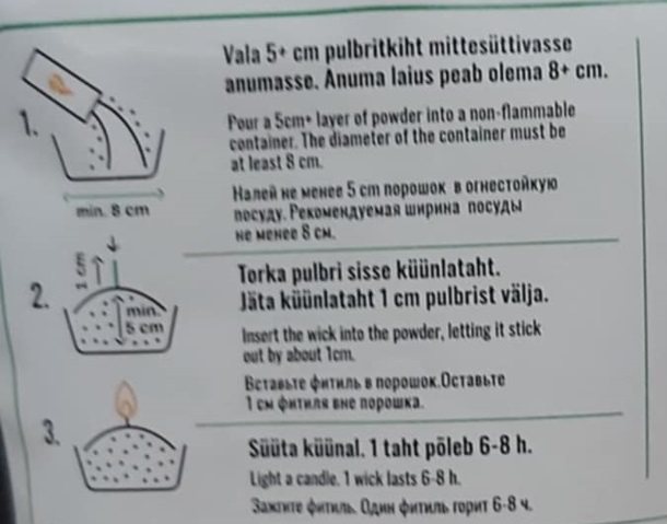 Pulberküünal pakendis - 3 tooni - Image 6