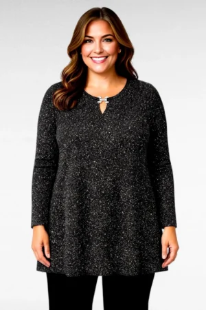 TU.147 - Pidulik sätendav pikem pluus/tuunika "Klaudia"