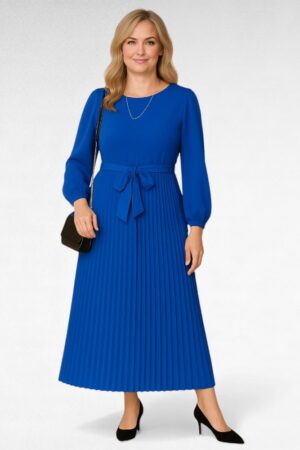 KL.289 - Naiselik pidulik pikk plisseerkleit "Mariann"