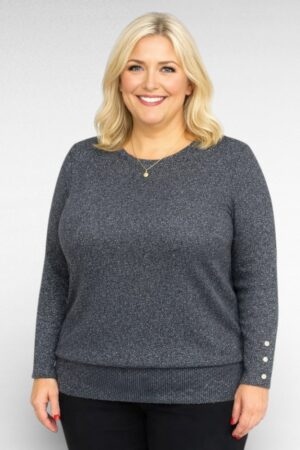 KU.011 - Pidulik hõbedane sätendav sviiter "Dorothy Perkins"