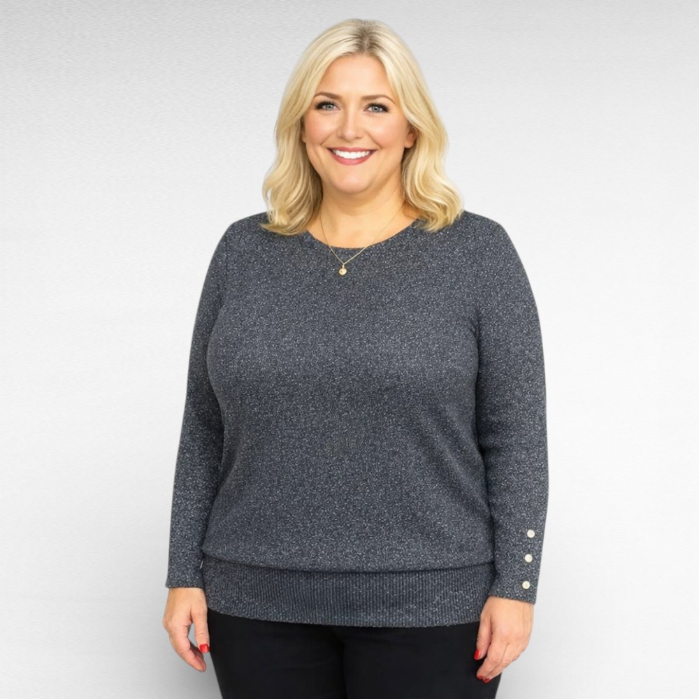 KU.011 - Pidulik hõbedane sätendav sviiter "Dorothy Perkins"