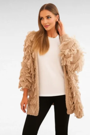 KA.171 - Elegantne ja pilkupüüdev narmastega kardigan "Inga"