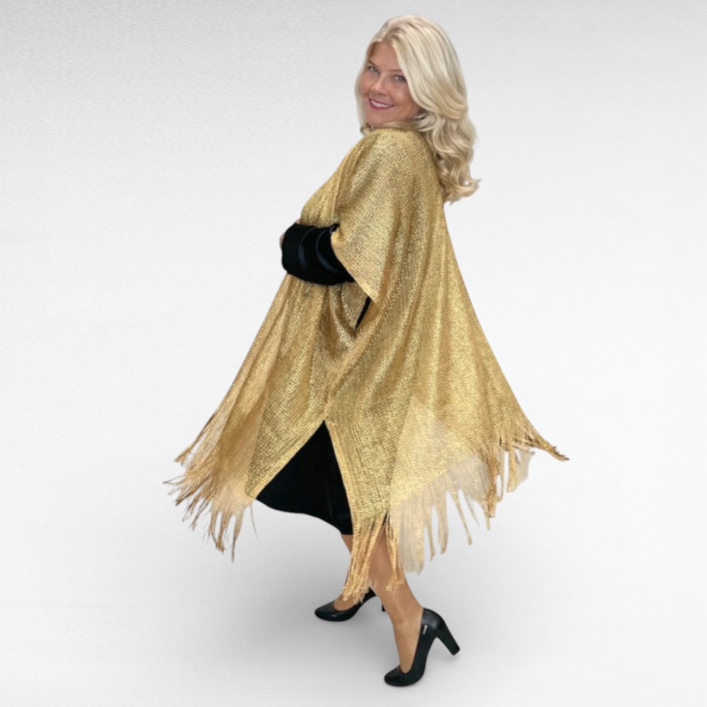 KI.052 - Sätendav suur kimonolõikega õlasall - Image 3