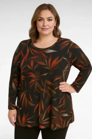 PL.502 - Lehemustriga soe pehme pikkade varrukatega veinipunane pluus "Nelly"