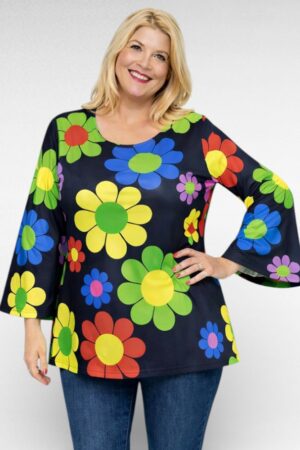 PL.178 - Lilleline alt laienevate varrukatega pluus "Dagne"