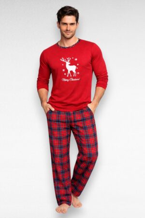 ME.018 - Talvise mustriga pidžaama meestele