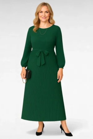 KL.289 - Naiselik pidulik pikk plisseerkleit "Mariann"