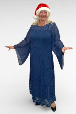 KL.887 - Sinine pidulik pikk pitskleit "Gertrud"