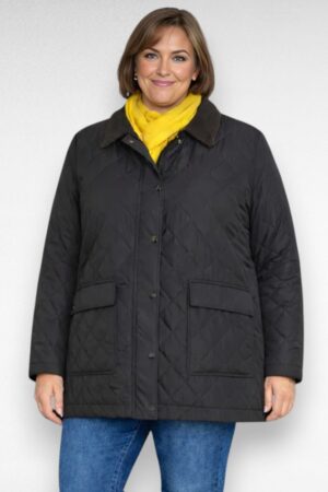 JO.075 - Must tepitud materjalist kevadjope "Time and Tru"