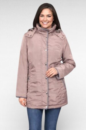 JO.021 - Beež sooja voodriga sügistalvine jope "David Barry"