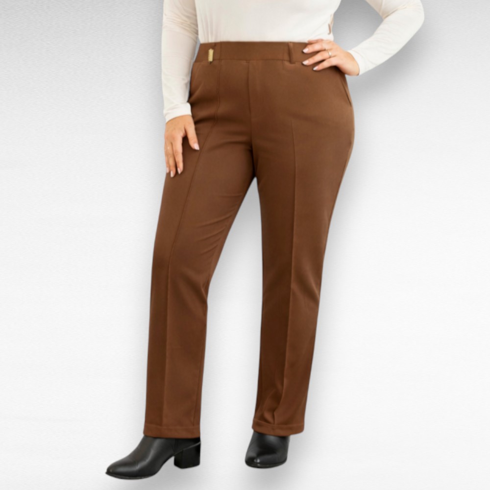 PY.116 - Soliidsed ja mugavad taskutega vabaajapüksid naistele