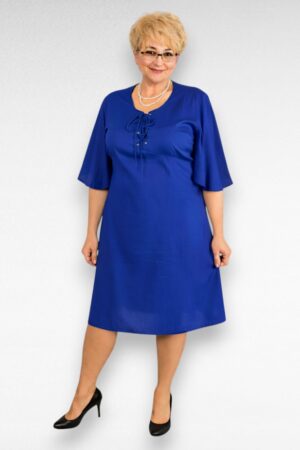 KL.319 - Viskooskangast keskelt kummiga kleit "Eaonplus"