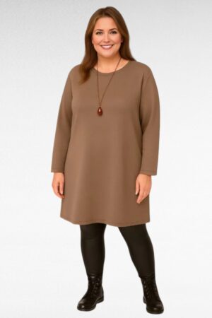 KL.977 - Stiilne ülipehmest materjalist soojem pikk tuunika "Chantel"