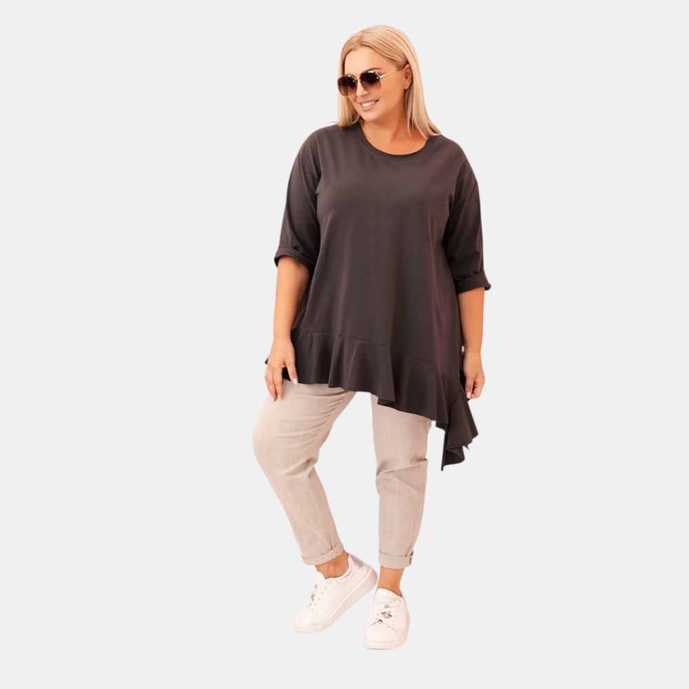 TU.198 - Naiselik asümmeetrilise lõikega alt satsiga tuunika - Image 6