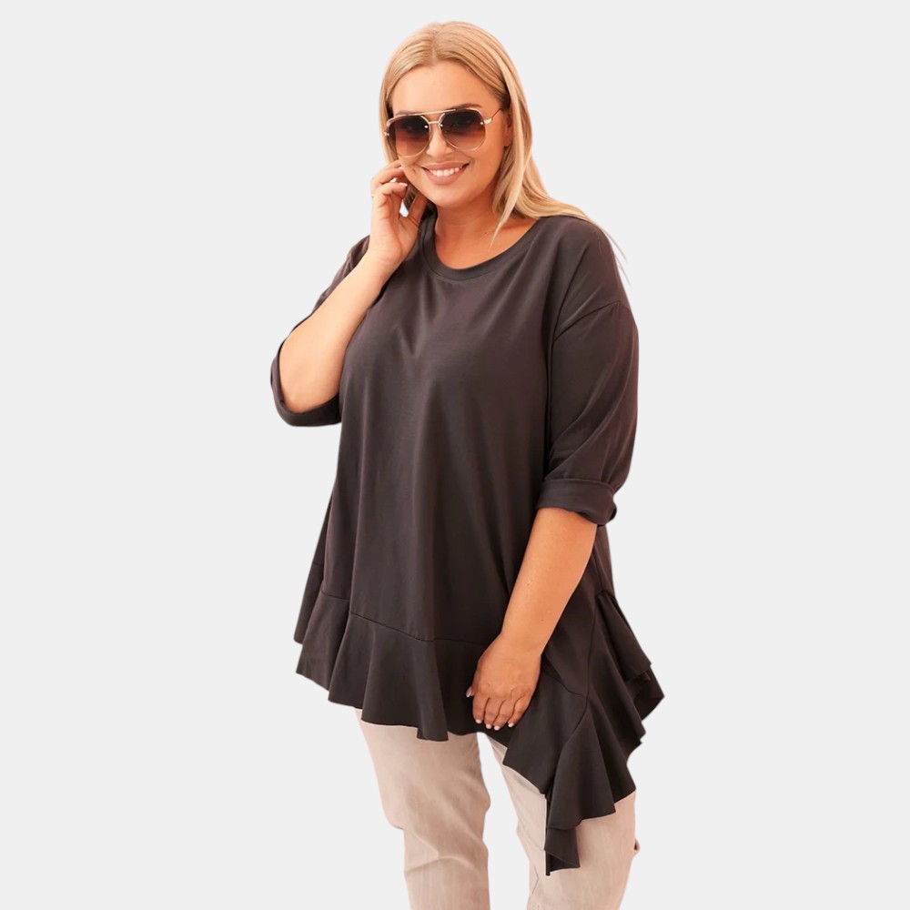 TU.198 - Naiselik asümmeetrilise lõikega alt satsiga tuunika - Image 2