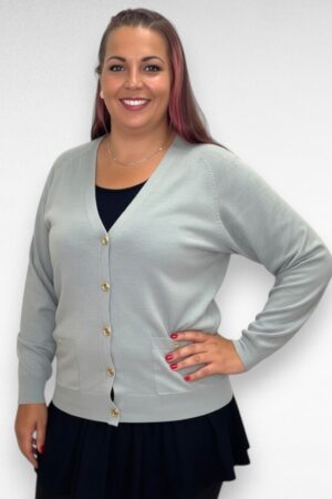 Hall eest nööpidega kardigan "Marisota" (KU.080)